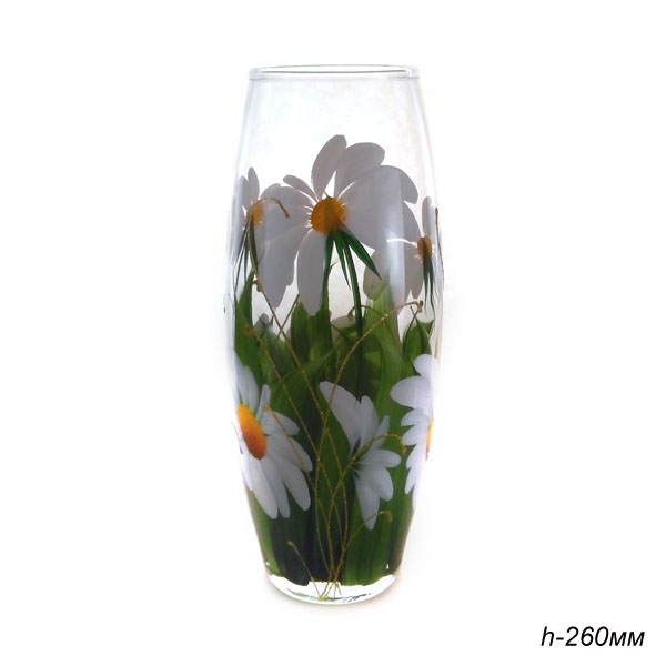 Ваза для цветов Елена / 43966 /уп 6/ худож. прозр.  Ваза для цветов Елена / 43966 /уп 6/ худож. прозр.