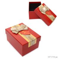 Коробка подарочная 15x11x8 / ST017-10 /уп 108/красная (50)