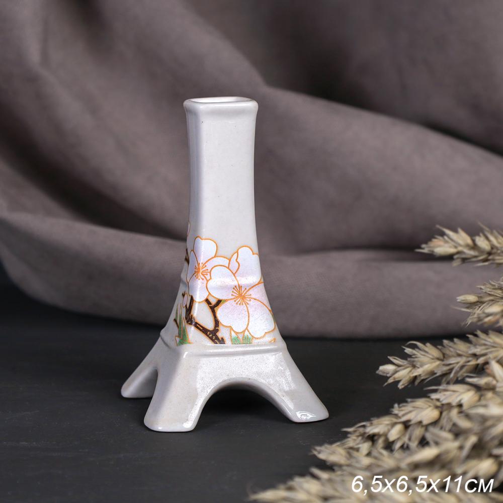 Ваза 11 см Эйфелевая башня  FLM-242 (уп 75) ПРОМО АКЦИЯ