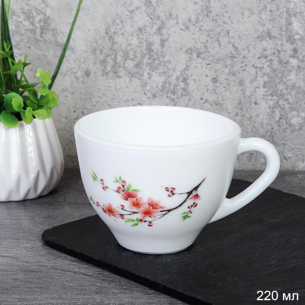 Кружка 220 мл /46/758578504045120/ GB220 (6933) /уп 1/ Ветка сакуры