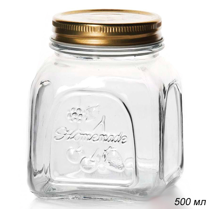 Банка 500 мл Хоммейд / 80384 SLB /уп 24/ металлическая крышка