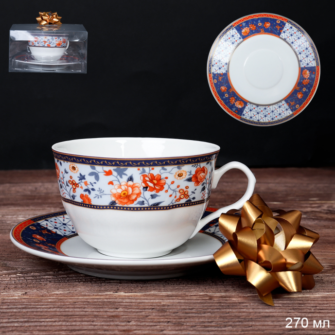 Блюдце 15,5 см Кобальт / 080300 /уп 96/