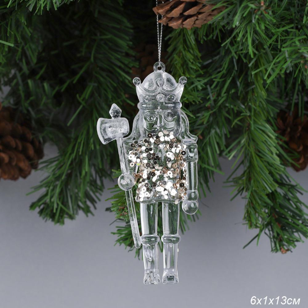 Новогоднее украшение Щелкунчик 13х6 см / WF-168 /уп 300/