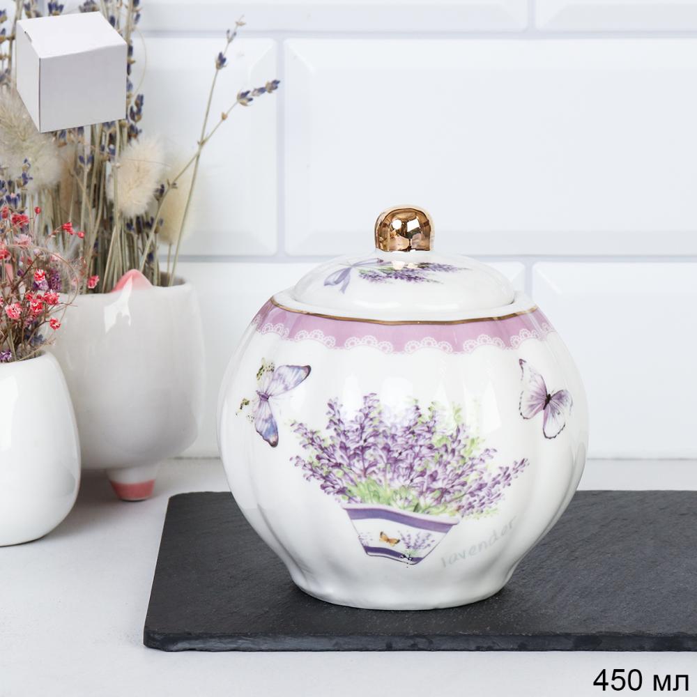 Сахарница 400 мл / FY22003 /уп 36/ Лаванда