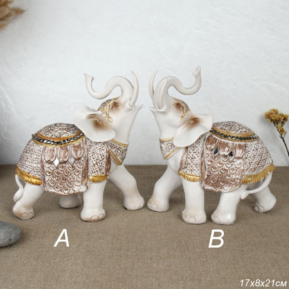 Статуэтка Слон 21 см / 28126-5 /уп 24/
