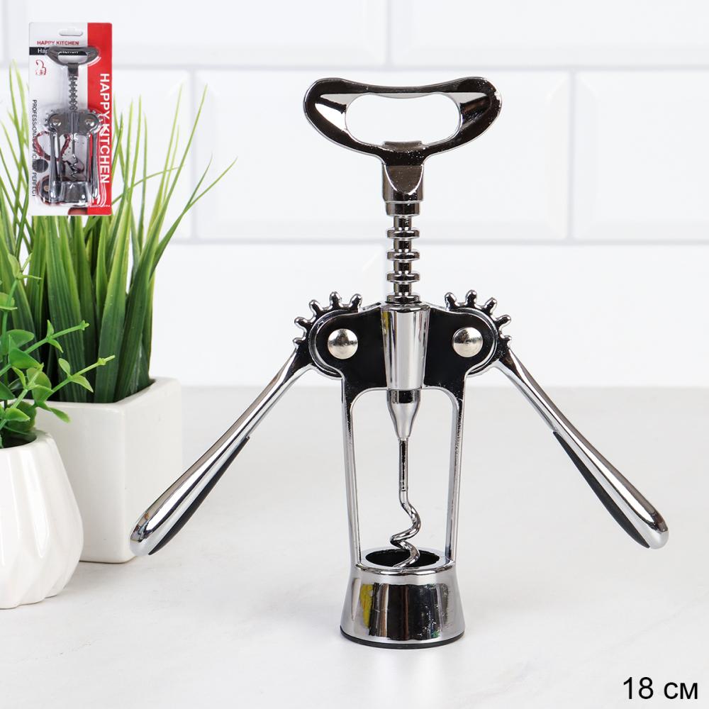 Штопор 19 см металл / ER-798 /уп 72/