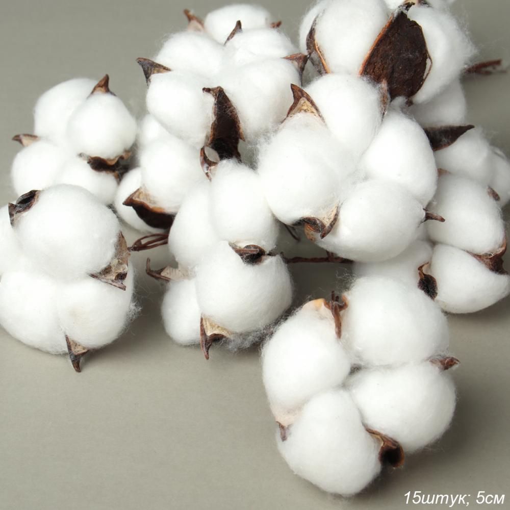 Цветок искусственный 15 штук 5 см белый / W-264 /уп 40/160/