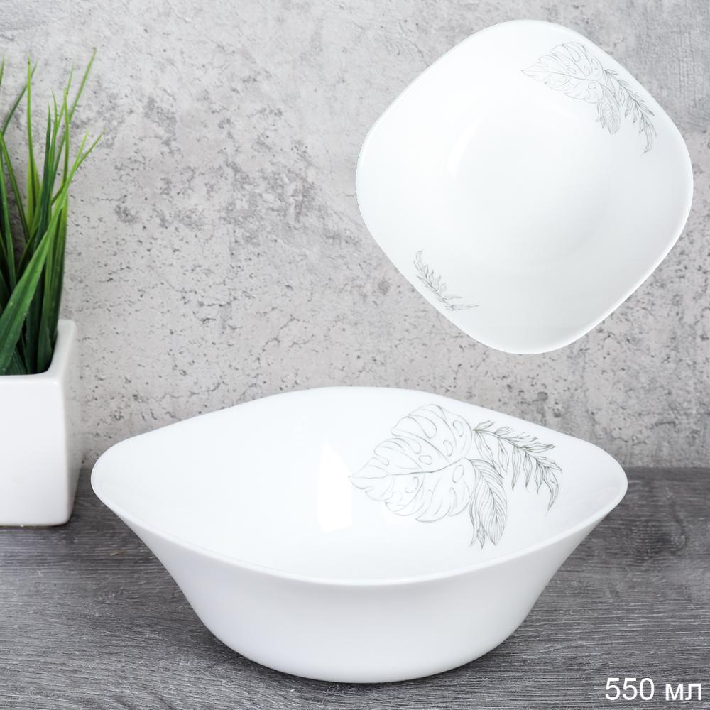 Салатник квадратный 550 мл 152 мм тарелка глубокая / FSW-65XN (7463) /уп 6/60/