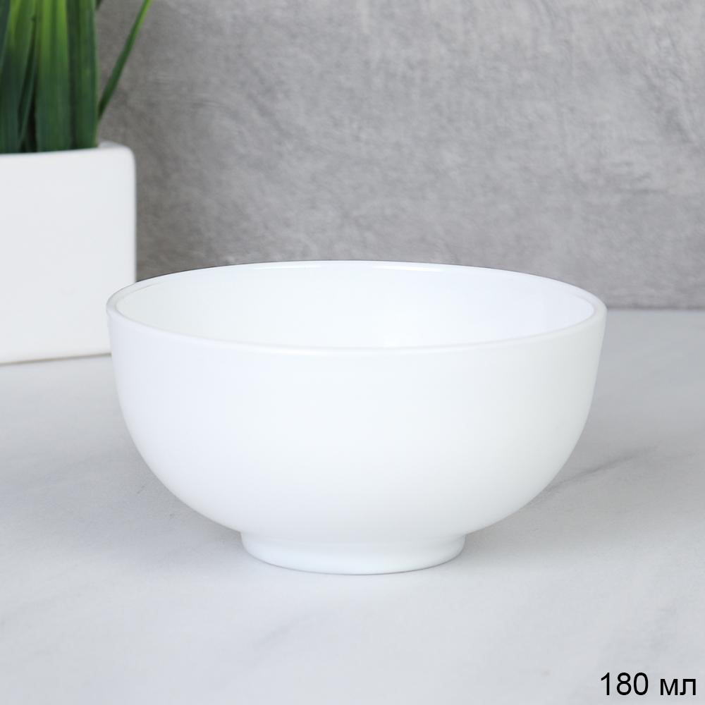 Пиала 180 мл 100 мм Луна  LY40 (white) /уп 144/ 751410