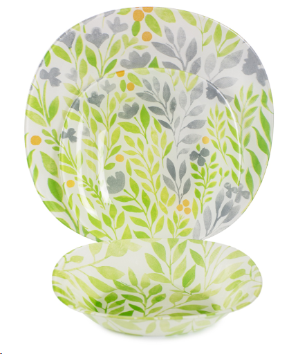 Столовый набор 18 предметов Alvis Green/SQ908345 /уп 2/ Люминарк