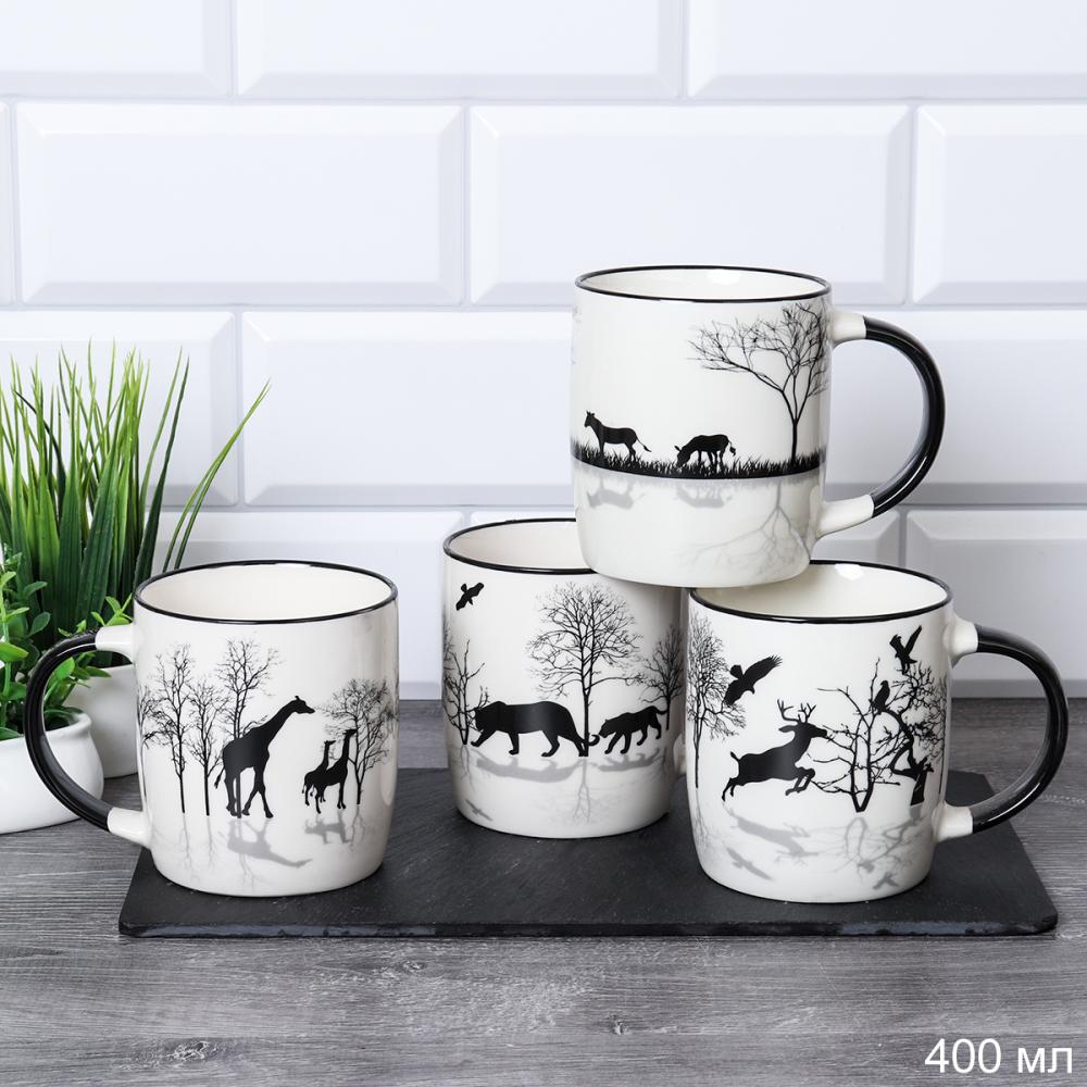 Кружка 400 мл Животные / GL-724 /уп 72/ 2 СОРТ
