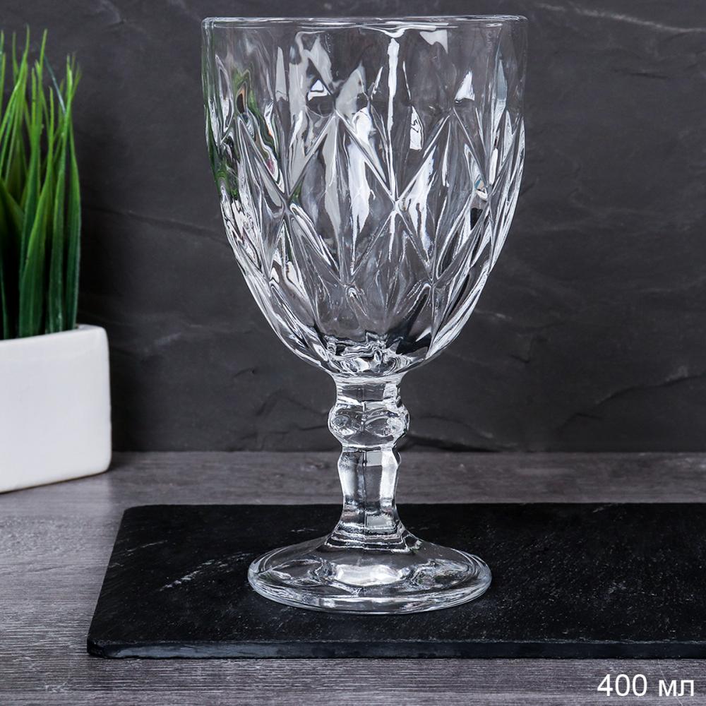 Бокал для вина 400 мл / HG-7897 /уп 8/ ШТУЧНО