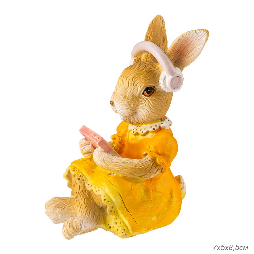 Статуэтка Кролик 7х5х8,5 см / 162-1111 /уп 1/