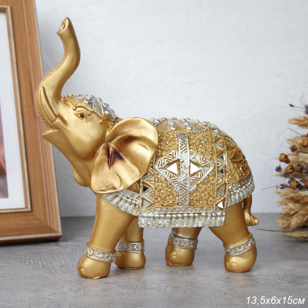 Статуэтка Слон 15 см / 7078 /уп 36/