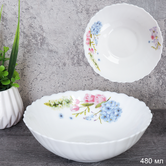 Тарелка глубокая суповая 480 мл 155 мм / TW-60 (7365) /уп 6/72/