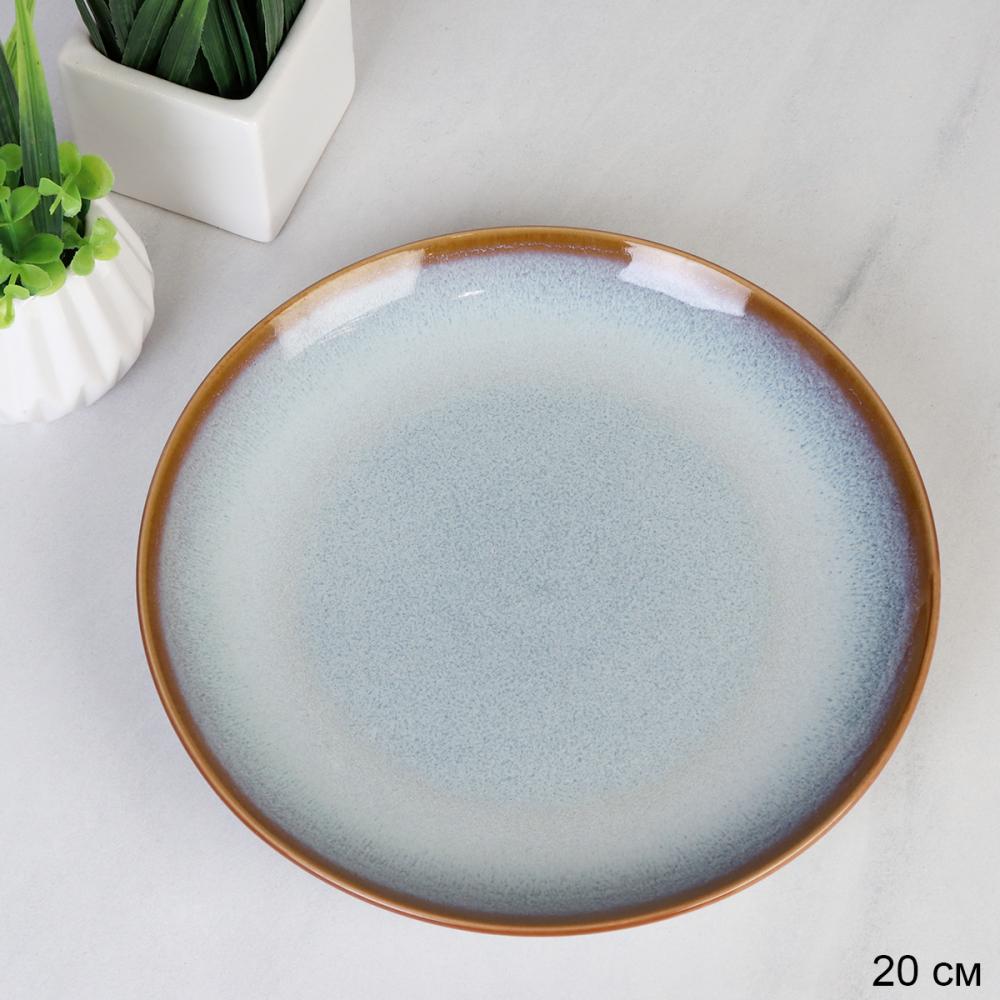 Тарелка круглая 20 см / FVR-19 /уп 56/уп 41/   739376