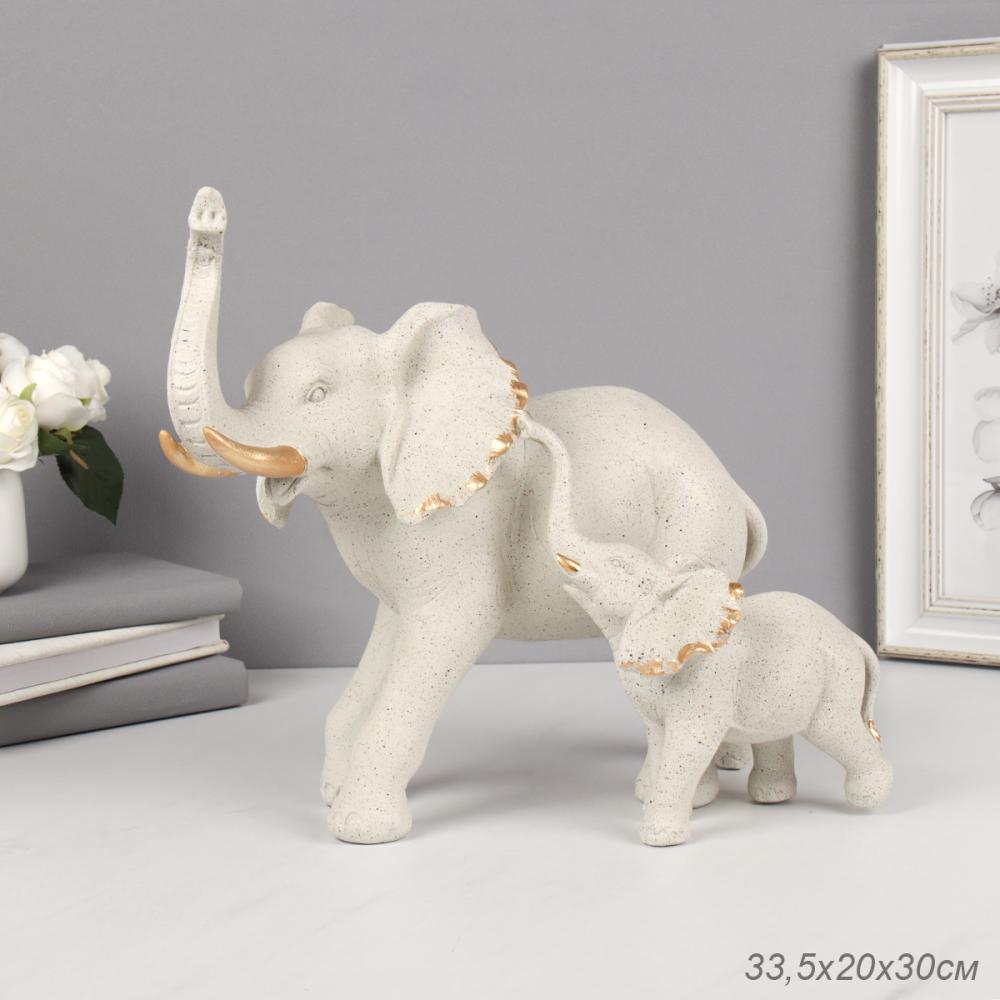 Статуэтка Слон 33,5х20х30 см / LY242635AB /уп 4/