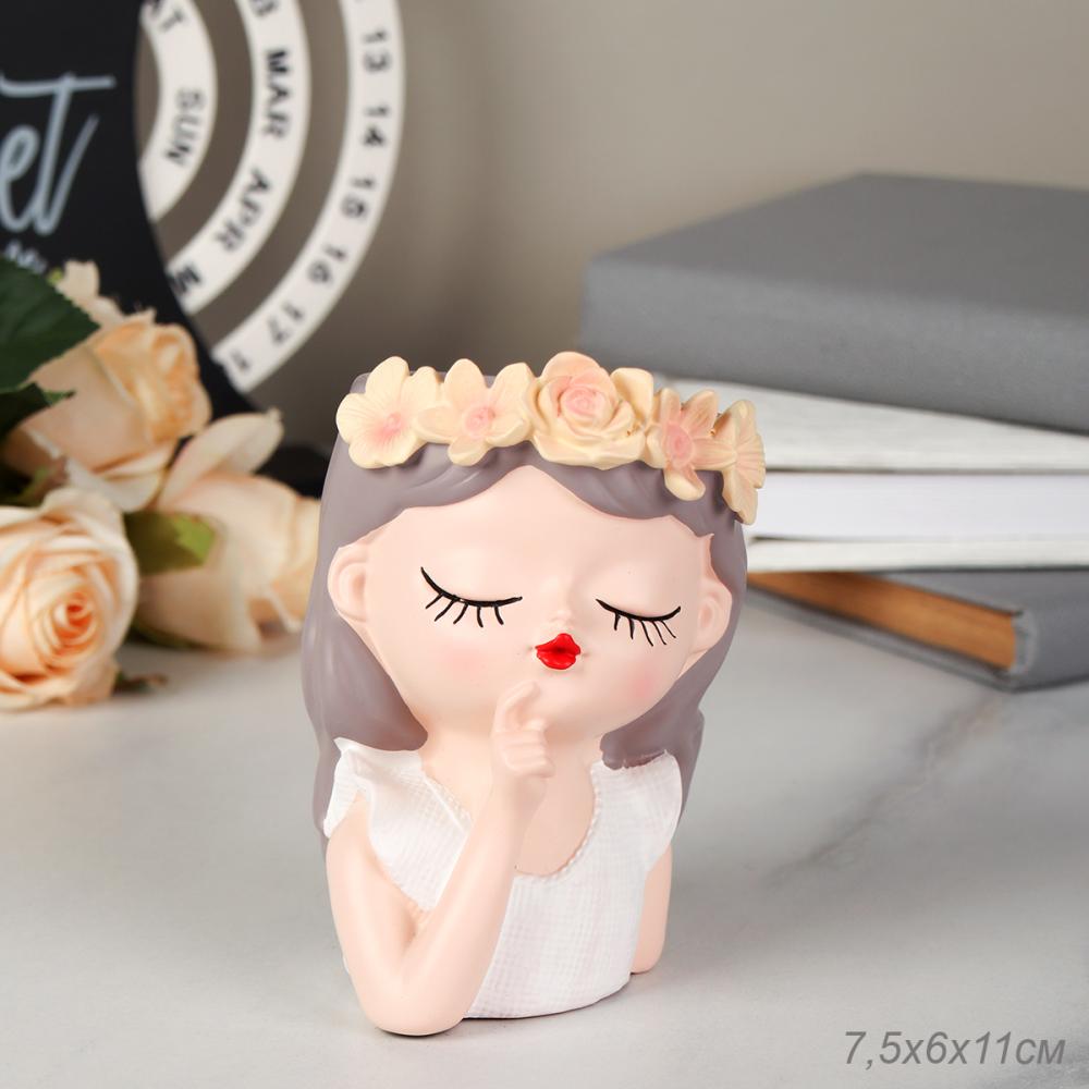 Кашпо Фея цветочная 11 см / TJ196 /уп 144/