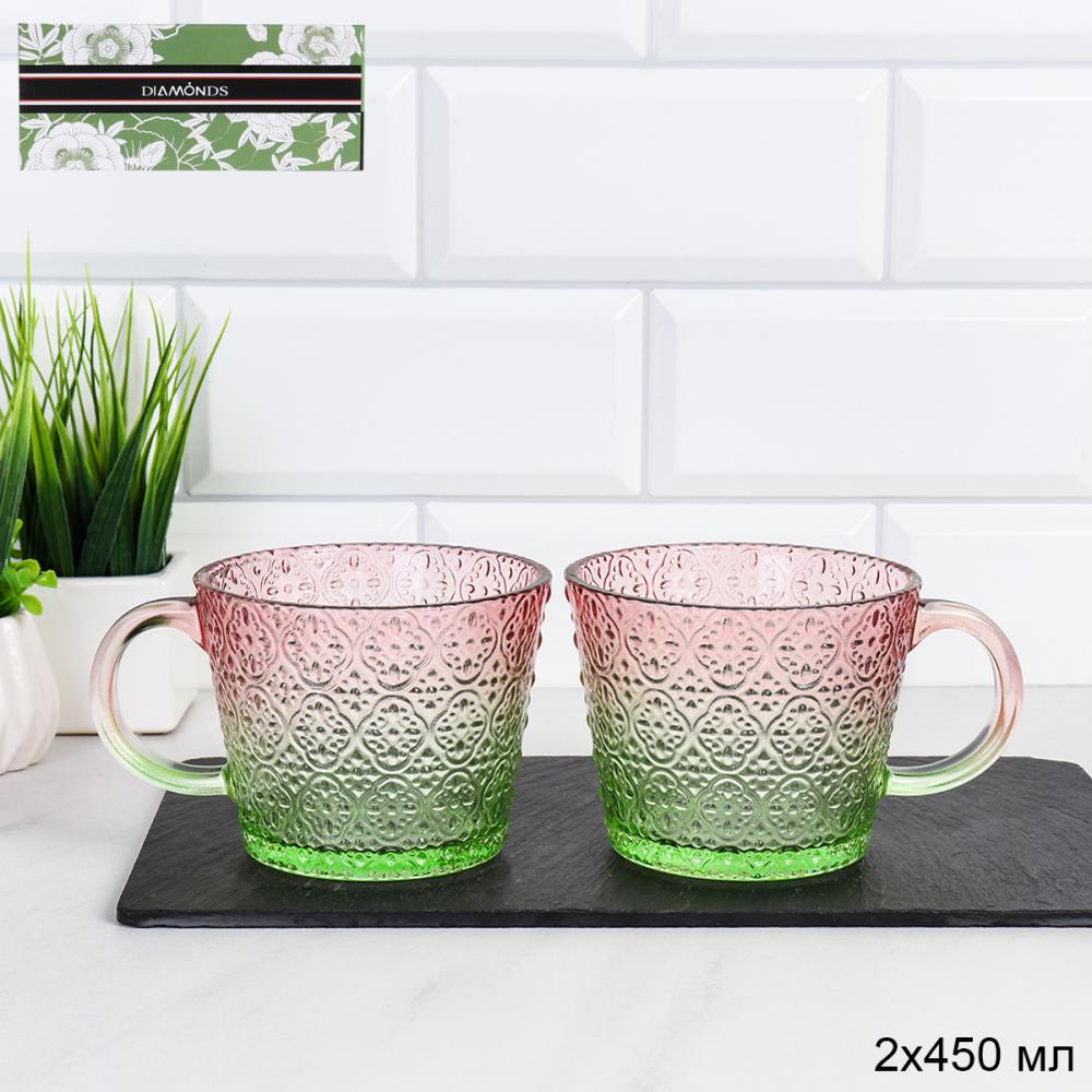Кружка для чая 2 штуки 450 мл / DM-HTXC/L2 /уп 24/