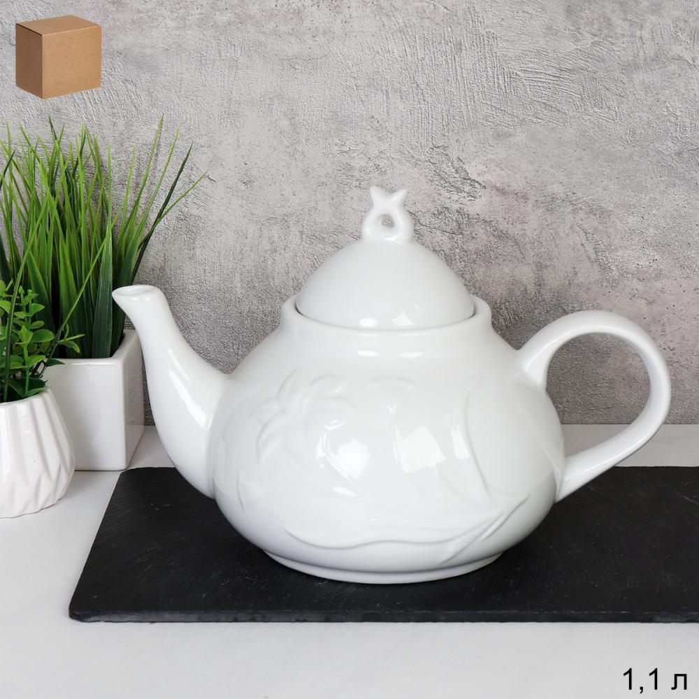 Чайник заварочный 1100 мл / FU-1013 /уп 18/