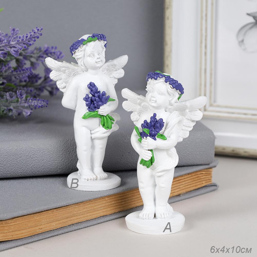 Фигурка Ангел лаванда 10 см / L2020 /уп 480/