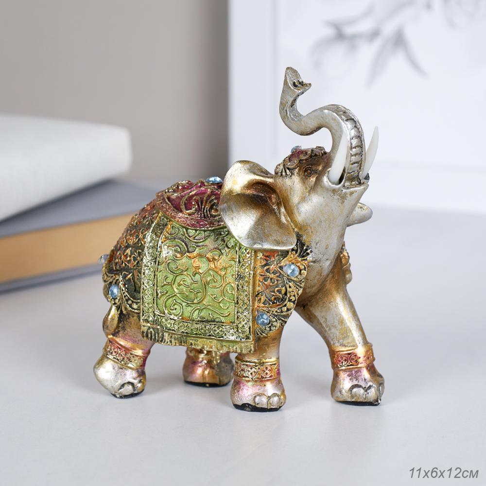 Статуэтка Слон 12 см / 373-6 /уп 60/