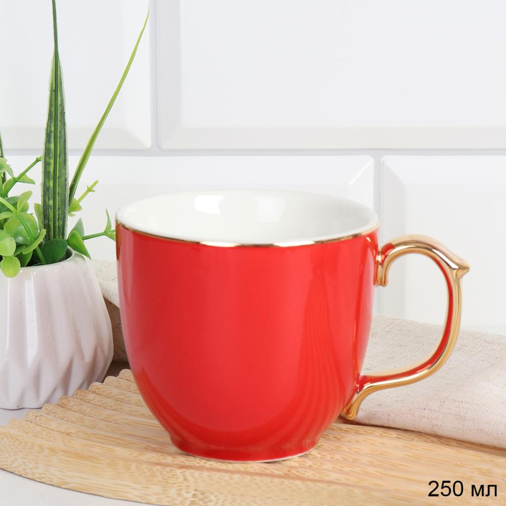 Кружка 250 мл Золото / GC-411- gold /уп 54/