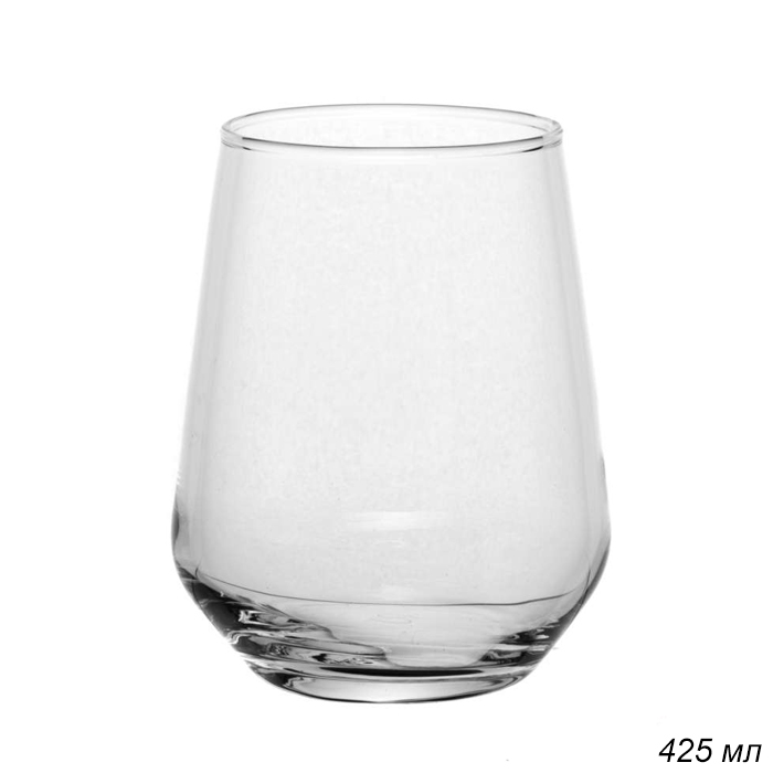 Стакан 425 мл Аллегра штучно / 41536SLB /уп 12/