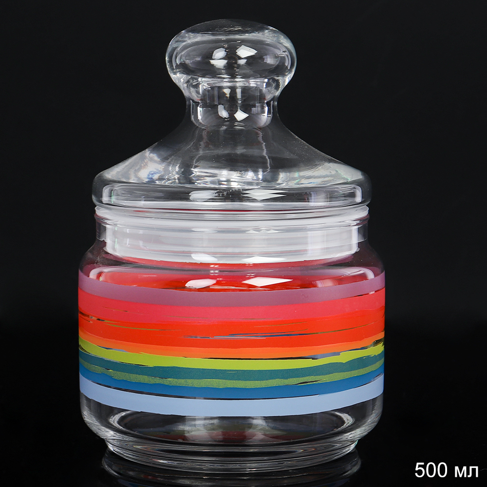 Банка 0,5 л Колор Пенсил / N2152 /уп 6/