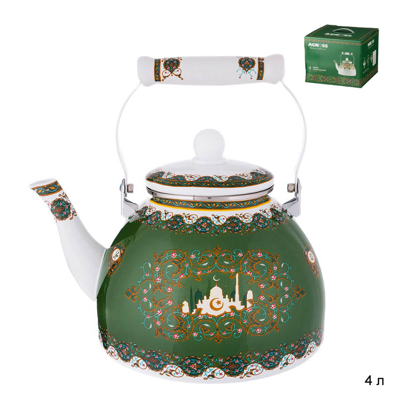 Чайник эмалированный 4 л / 934-321 /уп 8/ муслим
