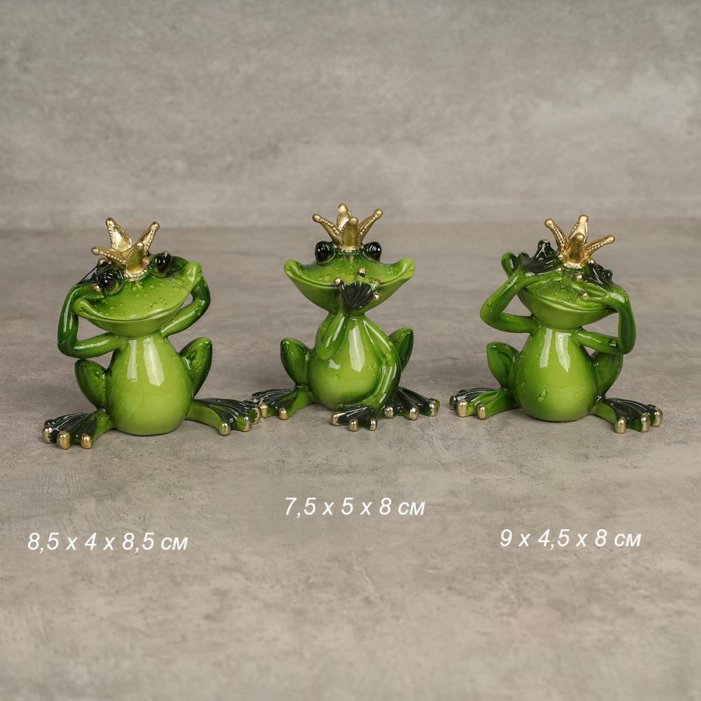 Фигурка Лягушка царевна 9 см / YX2105 /уп 3/72/Не вижу, не слышу, не скажу