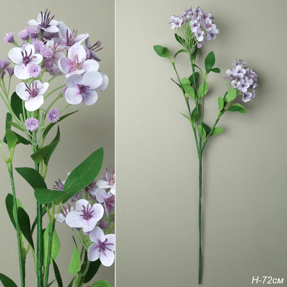 Цветок искусственный 72 см сиреневый / RW-504 /уп 96/288/