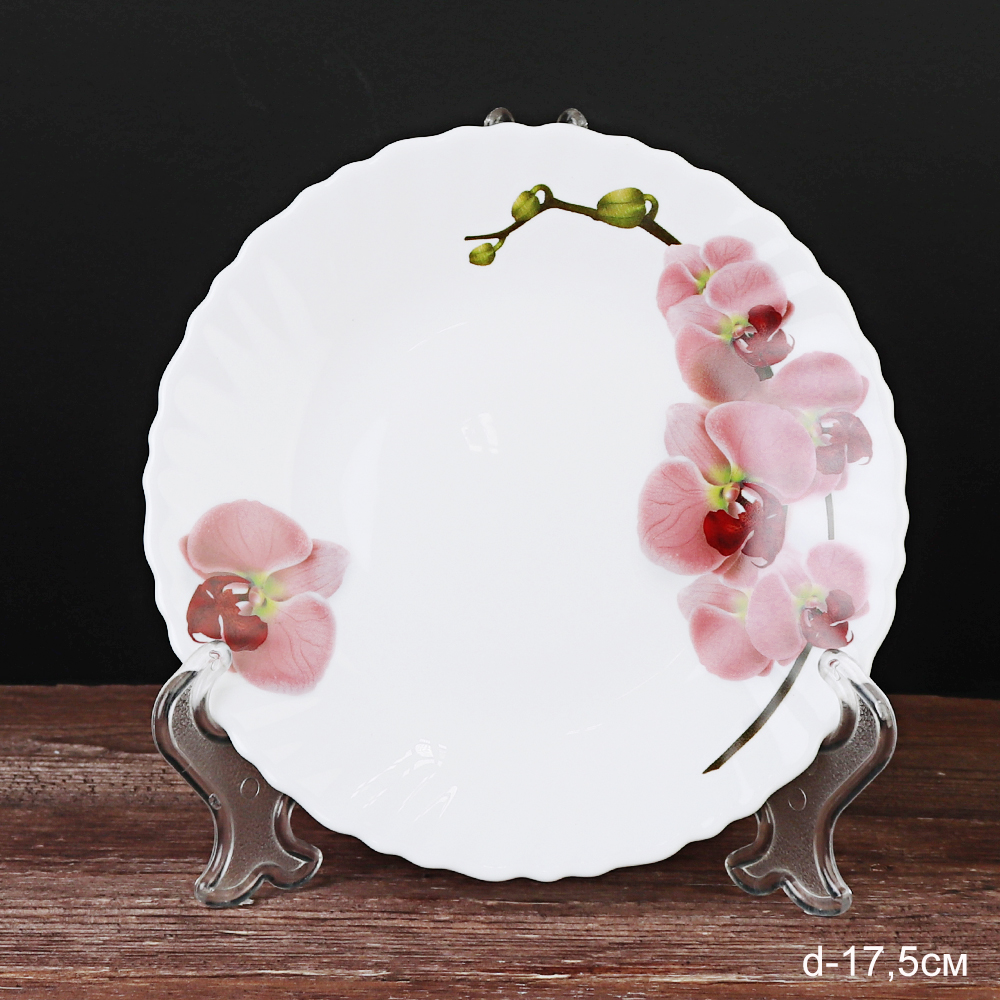 Тарелка 175 мм / LXP70 (18141)  /уп 6/48/ Орхидея