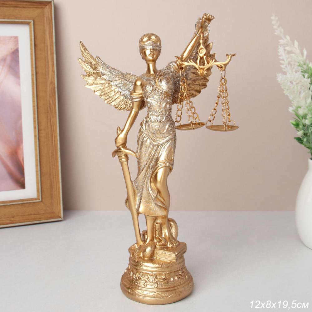 Статуэтка Фемида 19,5 см / QMH17662-25 /уп 24/