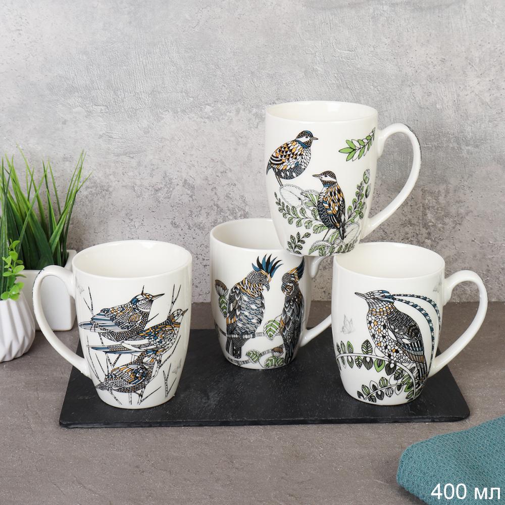 Кружка 400 мл Птички / TB-110 /уп 72/ ПРОМО АКЦИЯ