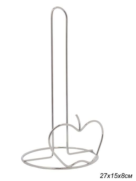 Держатель для бумажных полотенец металл Яблоко / DER-552 /уп 60/0,14