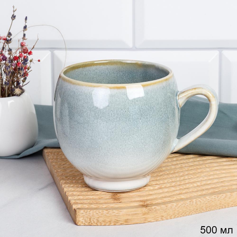 Кружка 500 мл Градиент Бочонок / DL-987 /уп 36/