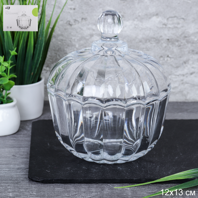 Сахарница 400 мл / A-0017 /уп 36/ 12х13 см/Без крышки/ Микс