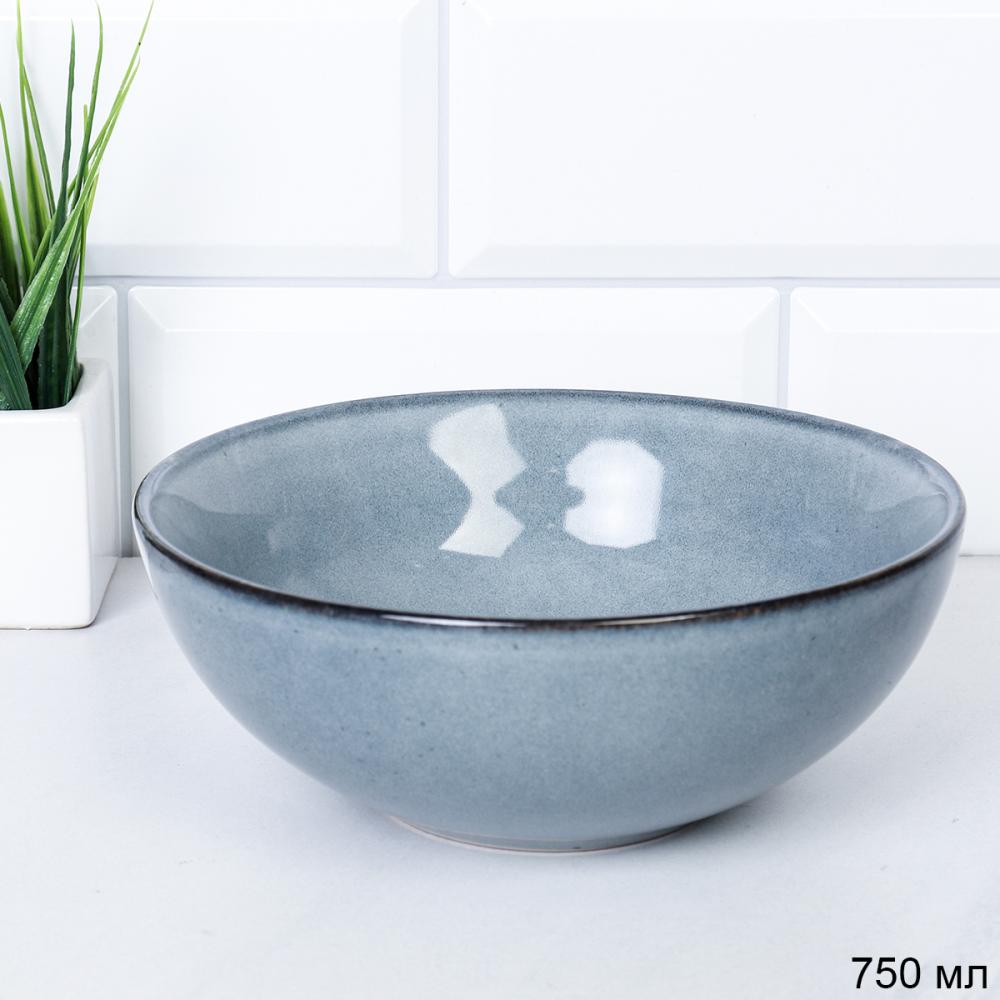 Тарелка суповая 750 мл / 88015-6,5 /уп 6/24/ Глазурованное реактивное покрытие