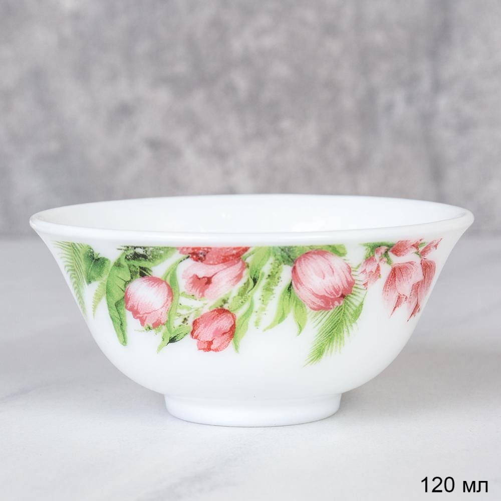 Пиала 120 мл 90 мм Розетка / FW40XN-(7259) /уп 3/72/ Тюльпаны