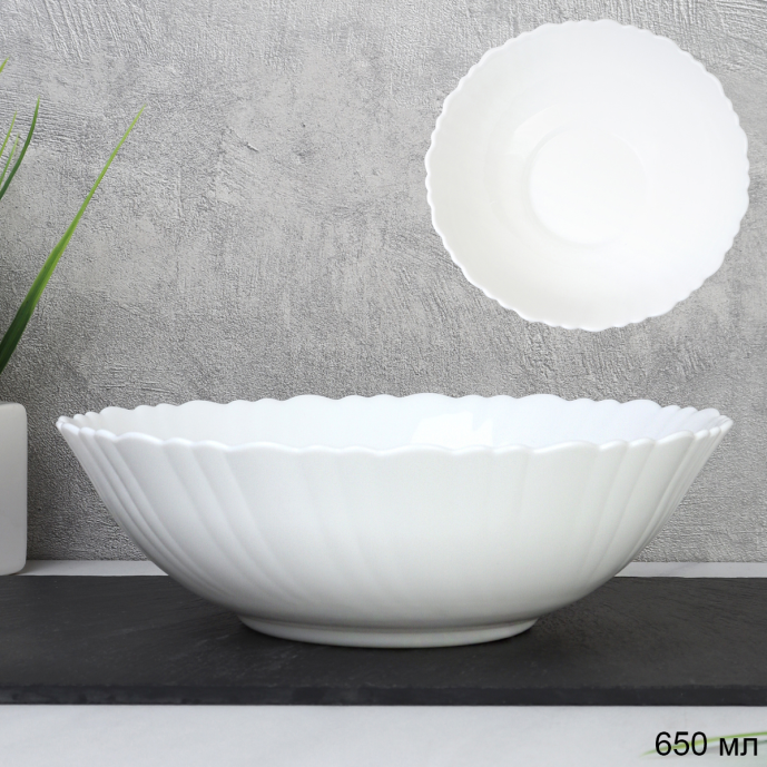 Тарелка глубокая суповая 650 мл 175 мм Классика ALW70 (white) LHBW (уп 6/72) 745644