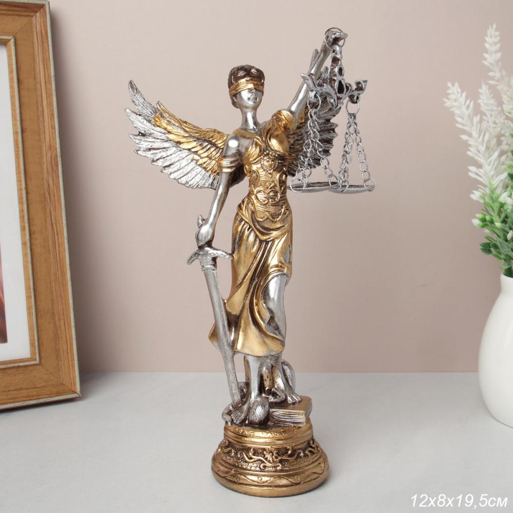 Статуэтка Фемида 19,5 см / QMH17662-3 /уп 24/
