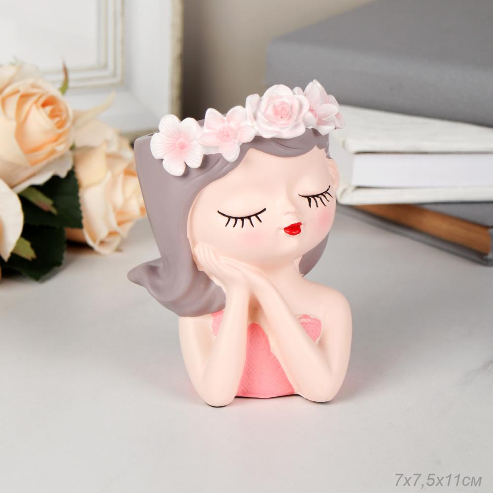 Кашпо Фея цветочная 11 см / TJ195 /уп 144/