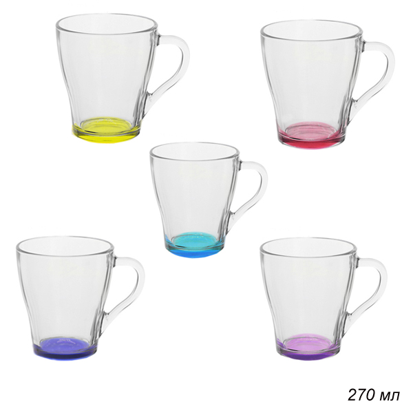 Кружка 270 мл Грация Color / 1649 /уп 20/