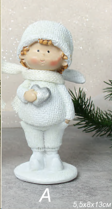 Фигурка Мальчик 13 см новый год / W254-1-А /уп 72/732530