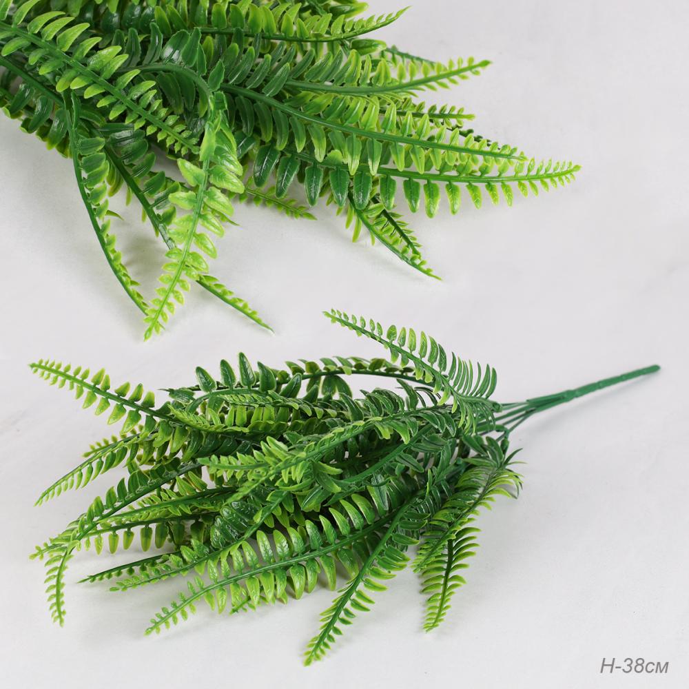 Зелень искусственная Папоротник 38 см / ZJ3185 /уп 2/800/