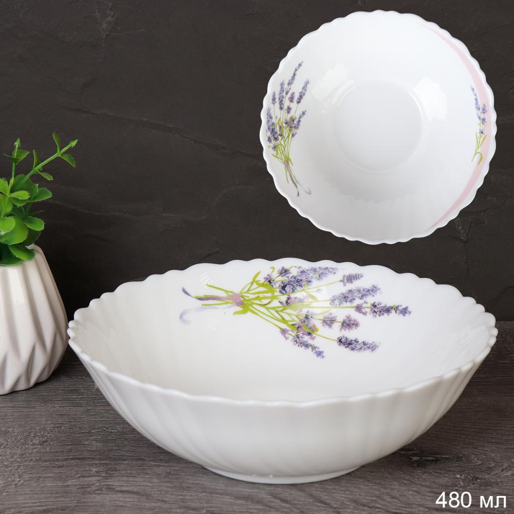 Салатник 480 мл 152 мм тарелка глубокая / O302006CE BB406 /уп 36/ Лаванда