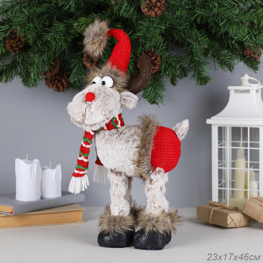 Новогоднее украшение Олень 46 см / NA115 /уп 30/