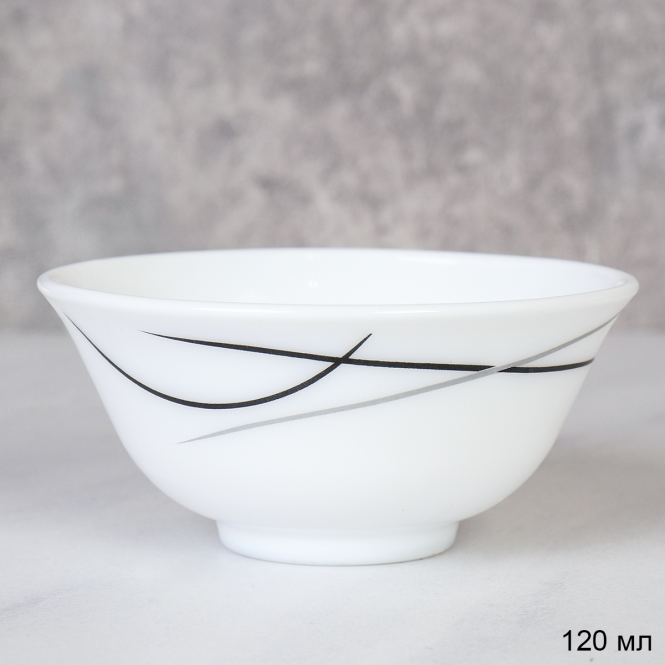 Розетка 120 мл 90 мм / FW40XN-(7267-2) /уп 3/72/ Полосы классика 734569