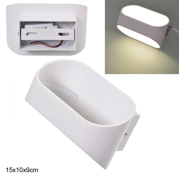 Светильник настенный 5W 4500K / 586-10 /уп 20/